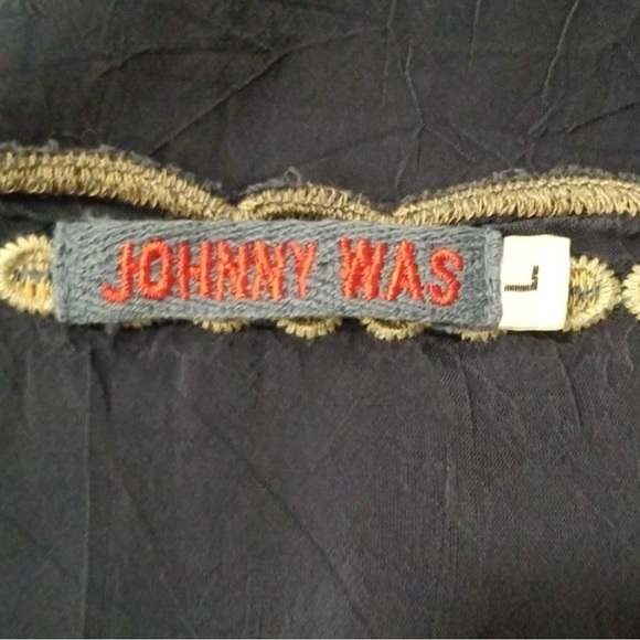 Johnny Was Rubina floral embroidery tunic, large - Picture 3 of 5